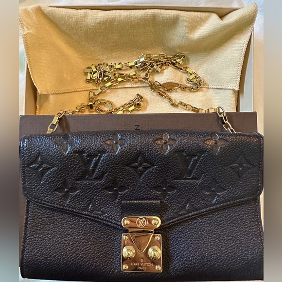 Louis Vuitton Empreinte Pochette Saint Germain Black - Picture 1 of 8